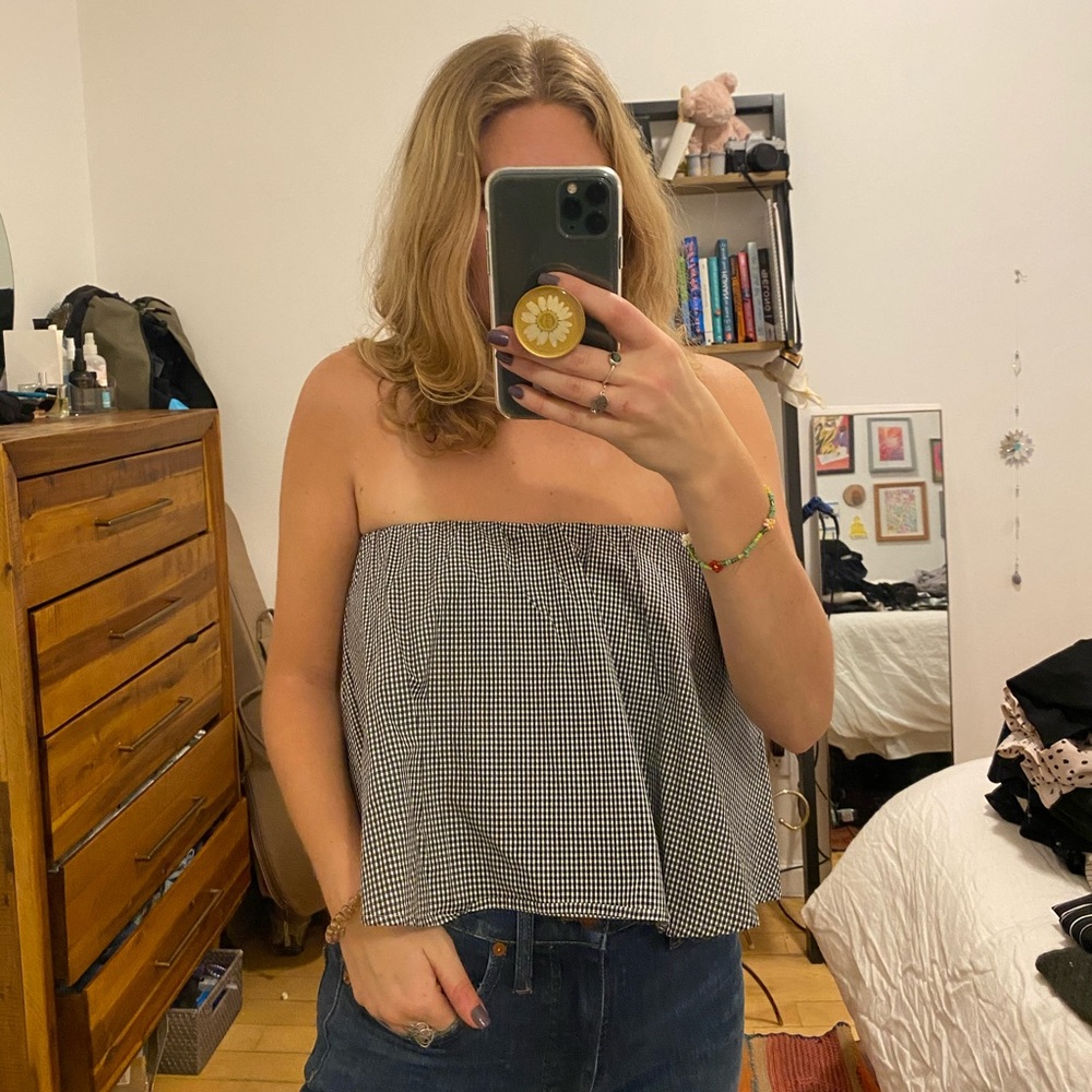 Strapless Aritzia tank